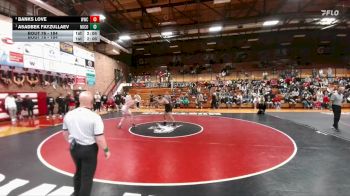 184 lbs 1st Place Match - Asadbek Fayzullaev, Northwest College vs Banks Love, Western Wyoming College