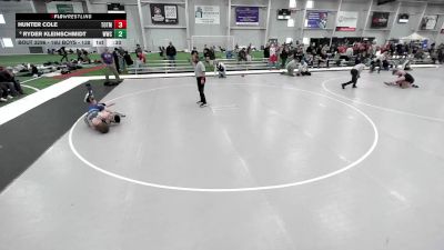 16U Boys - 138 lbs Cons. Round 2 - Ryder Kleinschmidt, WOW Wrestling Club vs Hunter Cole, Tip Of The Mitt Wrestling Club