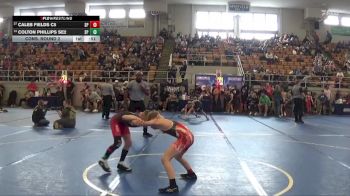 85 lbs Cons. Round 2 - Caleb Fields C5, Bloom Carroll vs Colton Phillips SE2, Logan Elm Braves