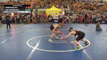 90 lbs Quarterfinal - Joey Wotring SW1, DiSabato vs Parker Biel NE1, Neighborhood Wrestling Club