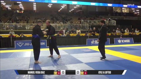 Kyle A Loftus vs Manuel Veiga Diaz 2025 Pan Jiu Jitsu IBJJF Championship
