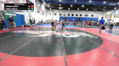 125 Girls Cons. Round 2 - Arely Garcia, Holtville vs Angela Dubon, Mission Hills