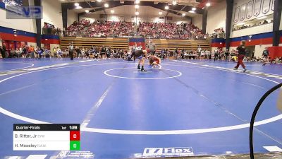 88 lbs Quarterfinal - Barry Ritter, Jr, Coweta Tiger Wrestling vs Hudson Moseley, R.A.W.