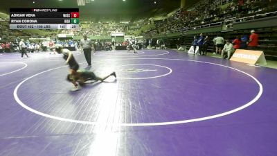 108 lbs Consi Of 16 #2 - Adrian Vera, Wasco HS vs Ryan Corona, Highland HS