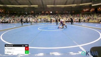 84 lbs Round Of 16 - Bridge Tidwell, Bristow Youth Wrestling vs Tommy White, Elgin Wrestling