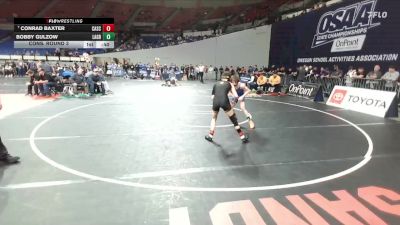 4A Boys 126 lbs Cons. Round 3 - Conrad Baxter, Cascade Boys vs Bobby Gulzow, La Grande Boys