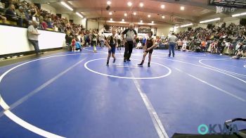 75 lbs Quarterfinal - Olan Garrison, Coweta Tiger Wrestling vs Stonewall Coombws, Tahlequah Wrestling Club