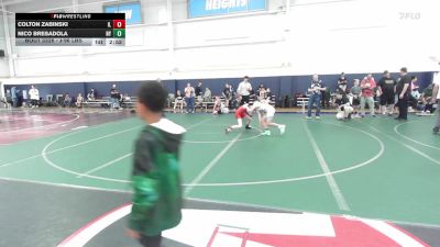 J-96 lbs Quarterfinal - Colton Zabinski, IL vs Nico Bresadola, NY