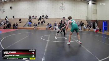 190 lbs Semifinal - Alex Jenkins, Olympus vs Jaxson Schaffer, Olympus