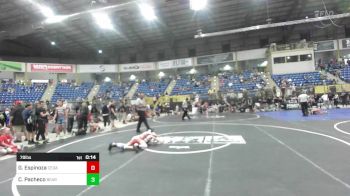 78 lbs Consolation - Garyn Espinoza, Cedaredge Wrestling vs Cristiano Pacheco, Bear Cave WC