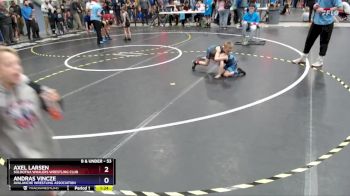 53 lbs Champ. Round 1 - Axel Larsen, Soldotna Whalers Wrestling Club vs Andras Vincze, Avalanche Wrestling Association