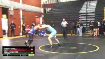 160 lbs Cons. Round 3 - Robin Burkhart, Centennial vs Joseph Garcia, Valley