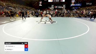 165 lbs Rnd Of 128 - Bailey Holman, CA vs Keegan Bishop, KY