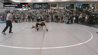 96 lbs 3rd Place Match - Cooper Murray, Grindhouse Wrestling Club - East vs Hunter Hoagland, Beaver Dam Wrestling Club