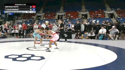 138 lbs Champ. Rd Of 64 - Greyson Pettit, New Jersey vs Calan Manley, Oklahoma