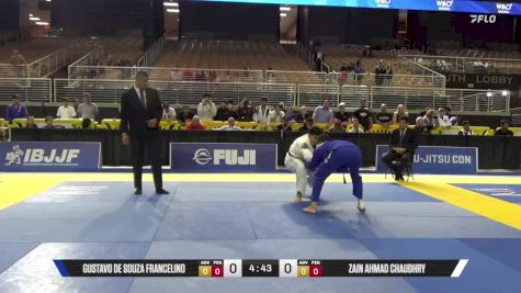 Zain Ahmad Chaudhry vs Gustavo De Souza Francelino 2025 Pan Jiu Jitsu IBJJF Championship
