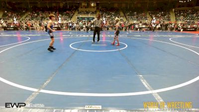 70 lbs Round Of 32 - Wyatt Eads, Open Mats vs Kason Molinaro, Valiant Prep