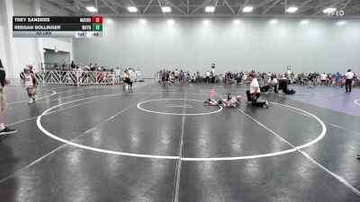 52 lbs Rr Rnd 2 - Trey Sanders, Mat Assassins Red - EL vs Reegan Bollinger, Wayne Danger - EL