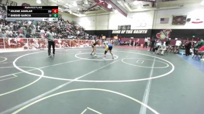 135 lbs Cons. Round 4 - Jolene Aguilar, Santa Ana Valley vs Shesid Garcia, Victor Valley