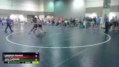 170 lbs Placement Matches (16 Team) - Lawrence Rosario, Spec Ops vs Jack Clarahan, Iowa Black