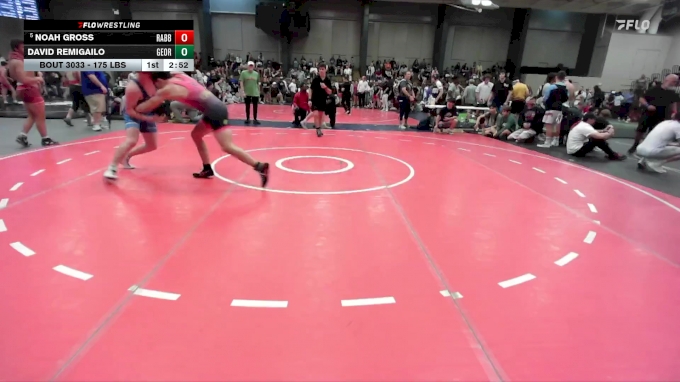 175 lbs Quarterfinal - Noah Gross, Rabbit Wrestling Club vs David ...