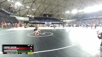 84 lbs Cons. Round 1 - Donovan Black, Cashmere Wrestling Club vs Johnny Mathis, Moses Lake Wrestling Club