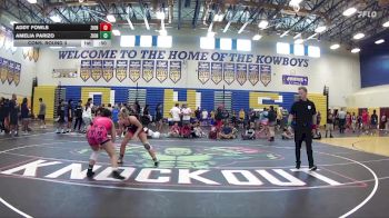 135 lbs Cons. Round 3 - Amelia Parizo, Braden River High School vs Addy Fowls, Well Trained