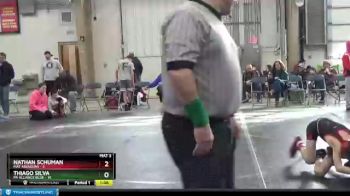 68 lbs Round 4 (6 Team) - Thiago Silva, PA Alliance Blue vs Nathan Schuman, Mat Assassins