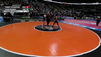 G145-4A Champ. Round 1 - Aubrey Rutherford, Montezuma-Cortez Girls vs Alyee Johnson, Florence High School Girls