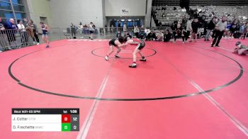 81 lbs Rr Rnd 3 - Joey Cotter, CT Tugman Rothman vs Dylan Frechette, South Side Wrestling Club