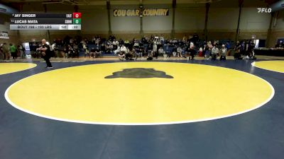 193 lbs Consi Of 8 #2 - Jay Singer, Faith Christian (PA) vs Lucas Mata, Sunnyside (AZ)