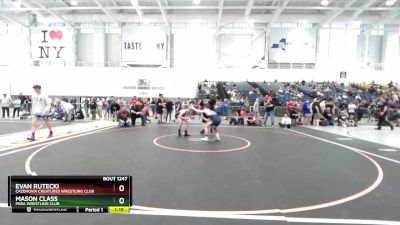 126 lbs Cons. Round 2 - Evan Rutecki, Cazenovia Creatures Wrestling Club vs Mason Class, PABA Wrestling Club