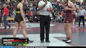 143G 1st Place Match - Laura Trevino, Independence vs Sadie Burke, Vinton-Shellsburg