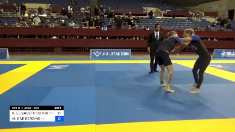 KATELYN ELIZABETH CUTHBERT vs MARISSA RAE BERZINS 2024 Pan IBJJF Jiu-Jitsu No-Gi Championship