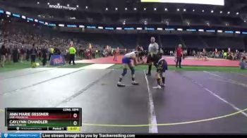 Girls - 130 lbs Cons. Semi - Caylynn Chandler, Birch Run HS vs Ann Marie Gessner, Erie-Mason HS