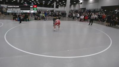 126 lbs Cons. Rd Of 32 - Kasen Pelzer, MWC Wrestling Academy vs Kaleb Williams, Florida