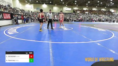 145 lbs Quarterfinal - CHEYGO`ONEP GENSAW, Gensaw Elite vs Adrian Ramirez, Oakdale