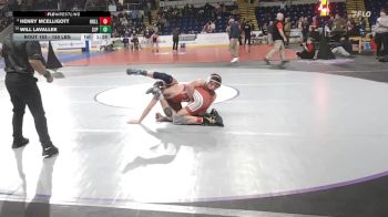 150 lbs Quarterfinal - Henry McElligott, Holliston vs Will LaVallee, Saint John's Prep