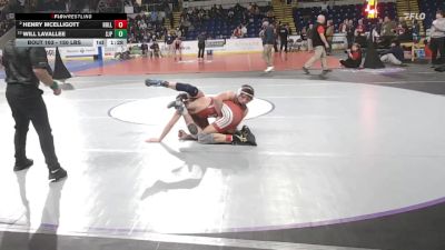 150 lbs Quarterfinal - Henry McElligott, Holliston vs Will LaVallee, Saint John's Prep