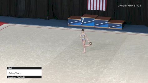 Defne Yavuz - Ball - 2021 Rhythmic Elite Qualifier