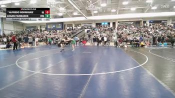 120 lbs Champ. Round 3 - Alfredo Rodriguez, Hillcrest CA vs Logan Fairbanks, Syracuse