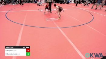 84 lbs Semifinal - Parker Ingram, Cleveland Take Down Club vs Price Cunningham, Barnsdall Youth Wrestling