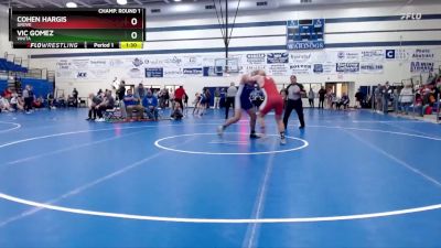 215 lbs Champ. Round 1 - Vic Gomez, Vinita vs Cohen Hargis, Grove