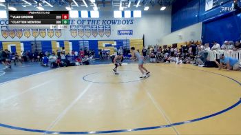 106 lbs Quarterfinal - Clayton Newton, Camden County Outsiders vs Vlad Drown, Brevard FCA