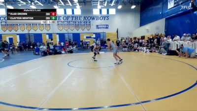 106 lbs Quarterfinal - Clayton Newton, Camden County Outsiders vs Vlad Drown, Brevard FCA