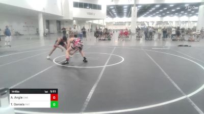 144 lbs Semifinal - Austin Angle, Cwa vs Tyson Daniels, Faito Wc