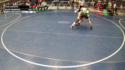 132 lbs Cons. Sub-semis - Ryan Doucette, Roy Wrestling Club vs Elliot Thompson, Virgin Valley Bulldogs Wrestling Club