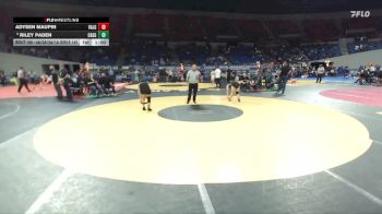 4A/3A/2A/1A Girls 145 Cons. Round 3 - Riley Paden, Cascade Girls vs Adysen Maupin, Vale Girls