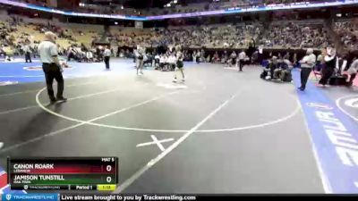 132 Class 4 lbs Semifinal - Canon Roark, Lebanon vs Jamison Tunstill, Oak Park