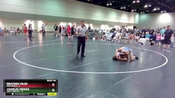 132 lbs Placement Matches (16 Team) - Charles Driggs, West Forsyth vs Brayden Miles, Ohio Devils